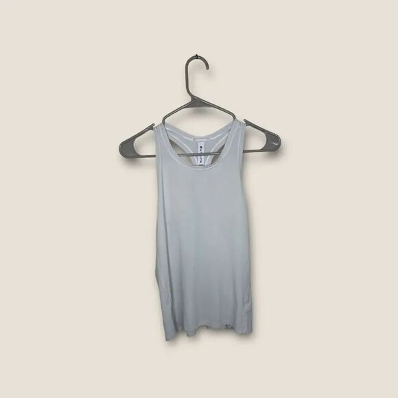 Athleta White Racerback Tank Size Small Petite - Picture 1 of 5